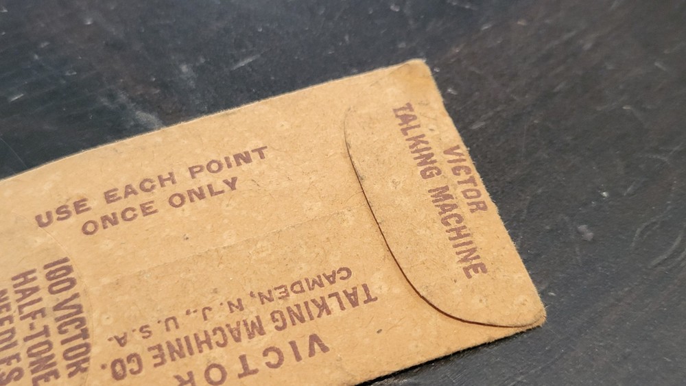 Gramophone phonograph needle Packet Rca Victor Nipper Hmv Half Tone - Empty