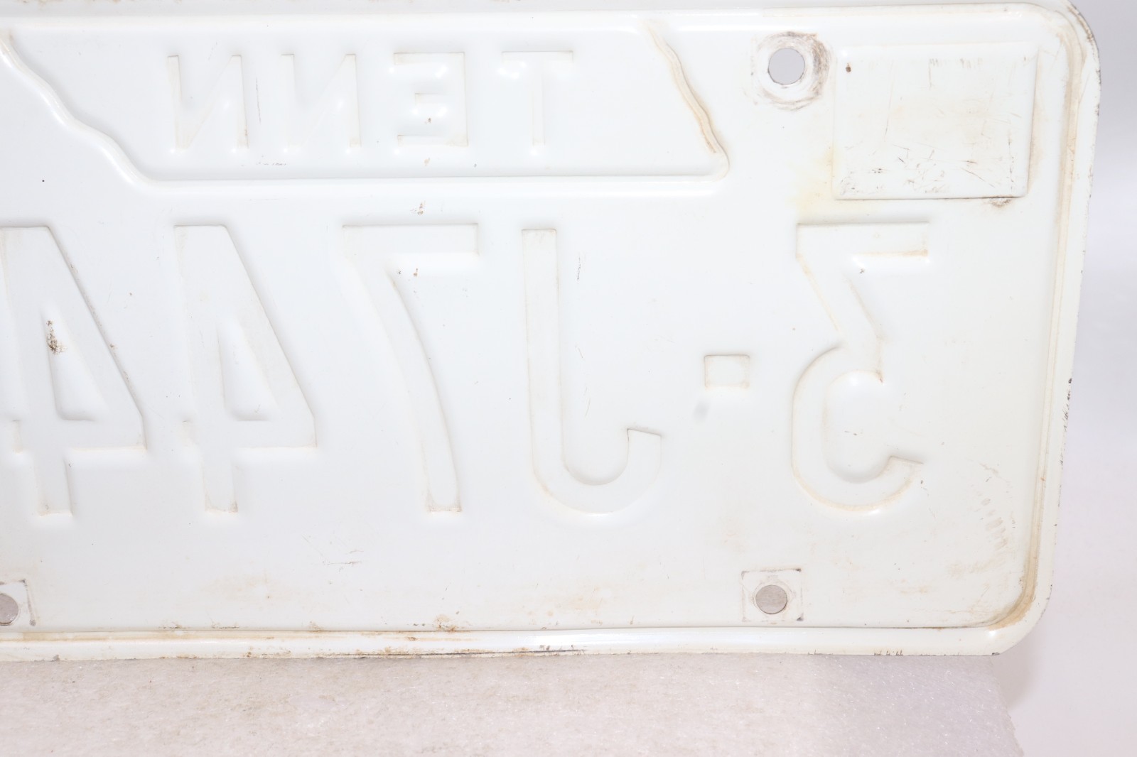 1971-1975 Tennessee License Plate Knox County " 3-J7448 "