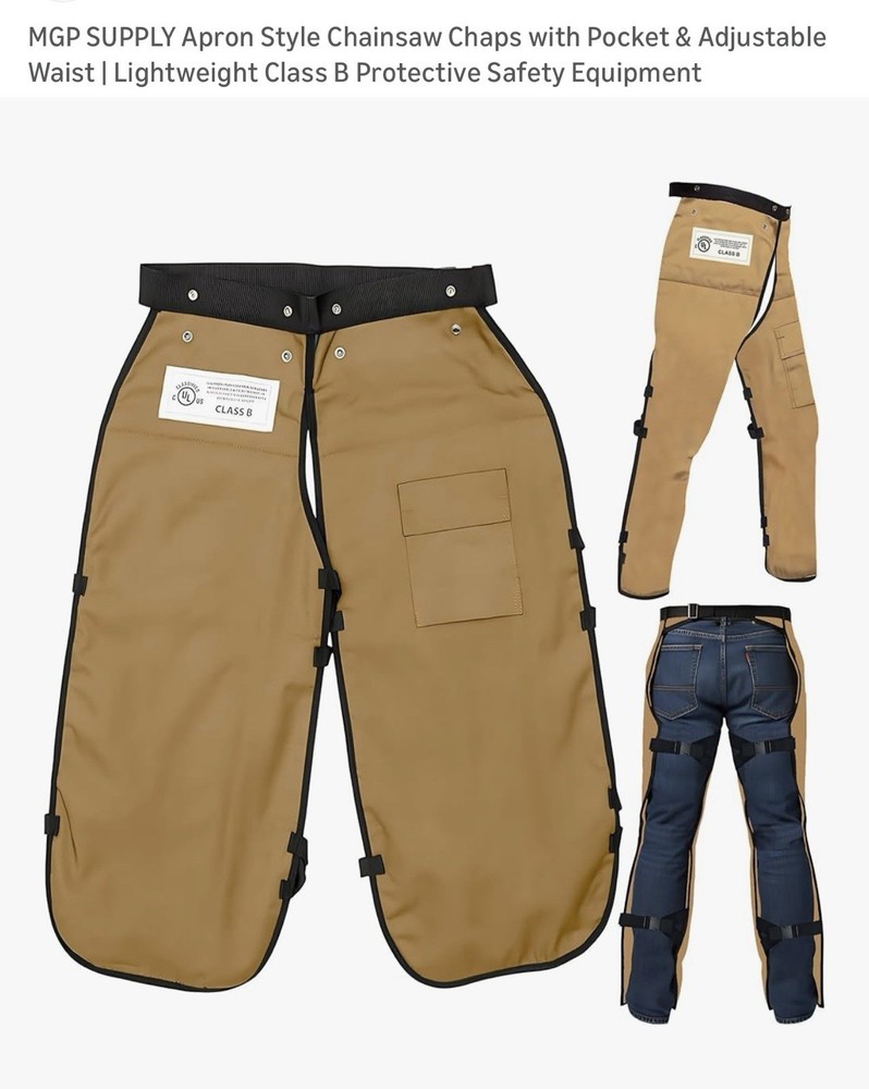 Chainsaw Chaps Sz S