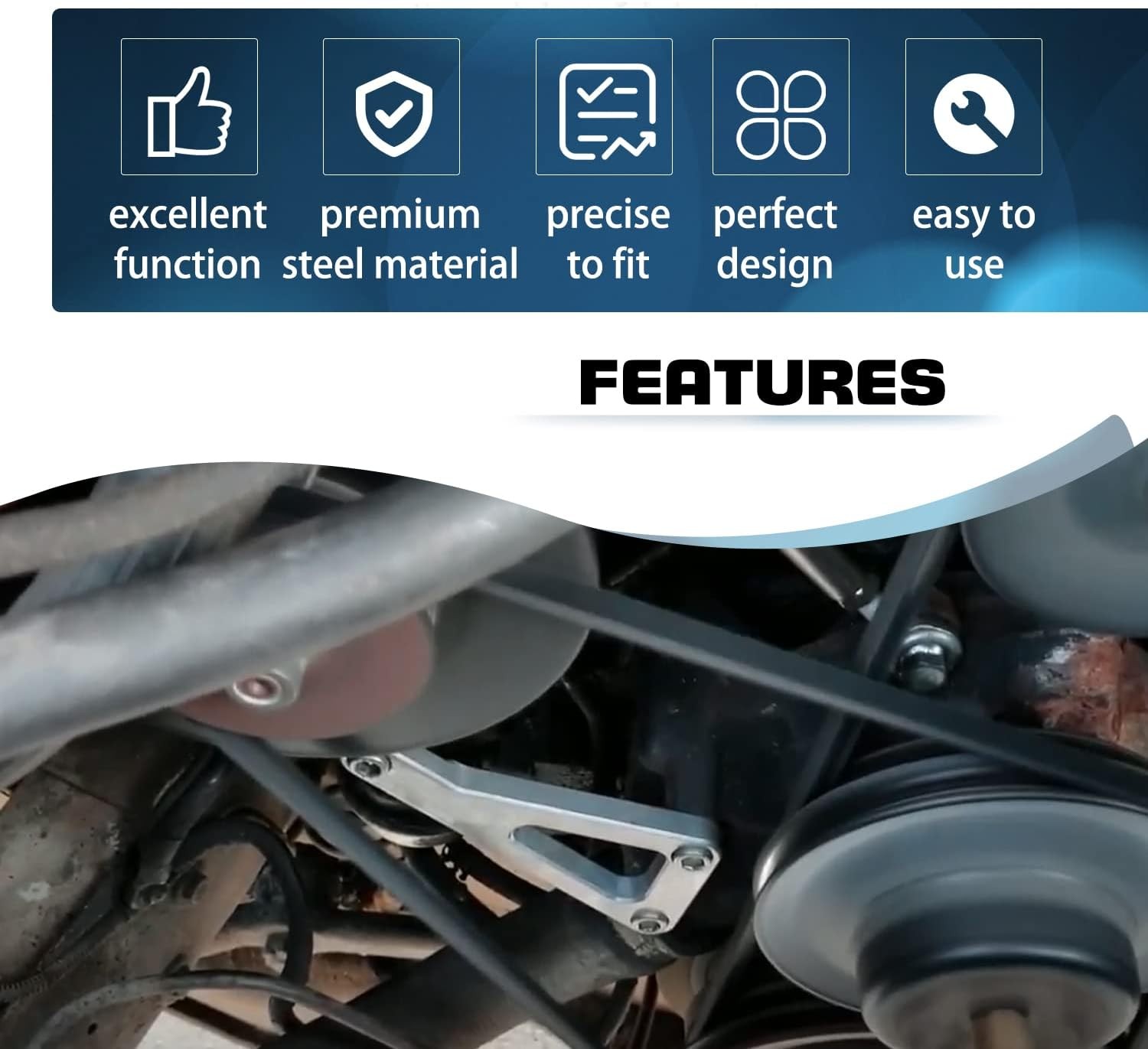 Alternator Bracket Kit for Small Block Chevy SBC 305 327 350 383 5.0L 5.7L V8