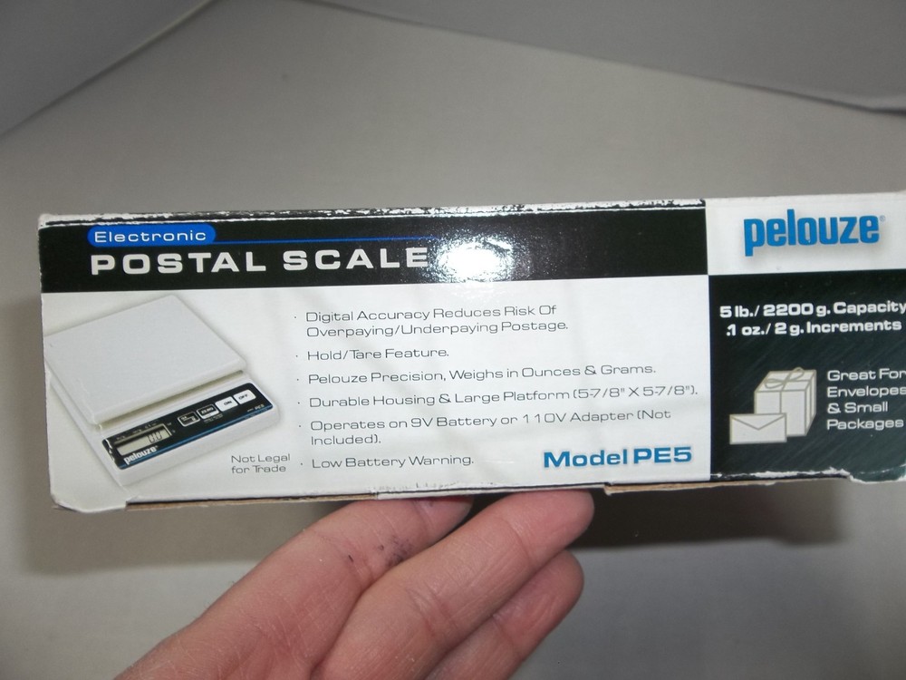 Pelouze Postal Digital Scale Model PE5 w/ Box
