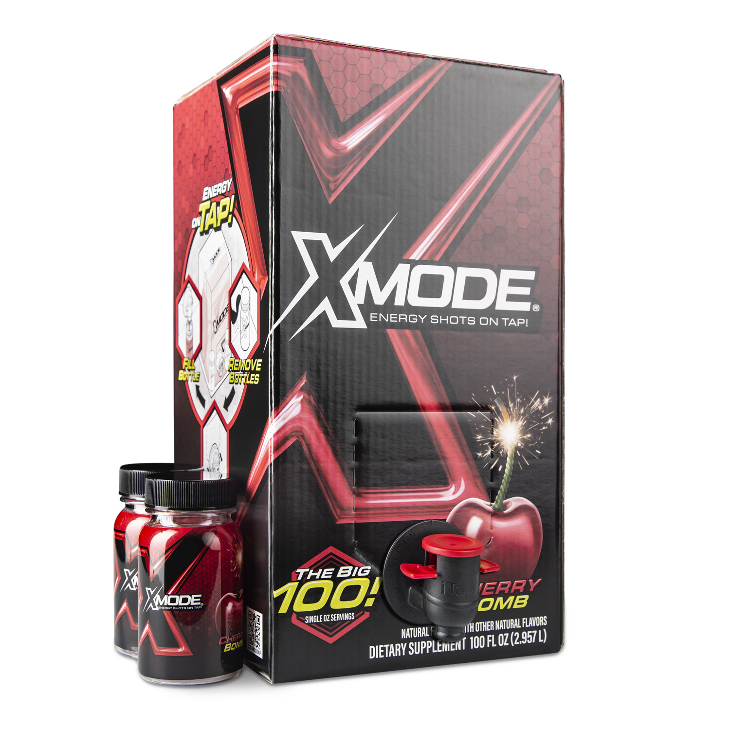 XMODE Energy Shot Keg (Compare to 5 Hour Energy but 100 Shots on Tap)