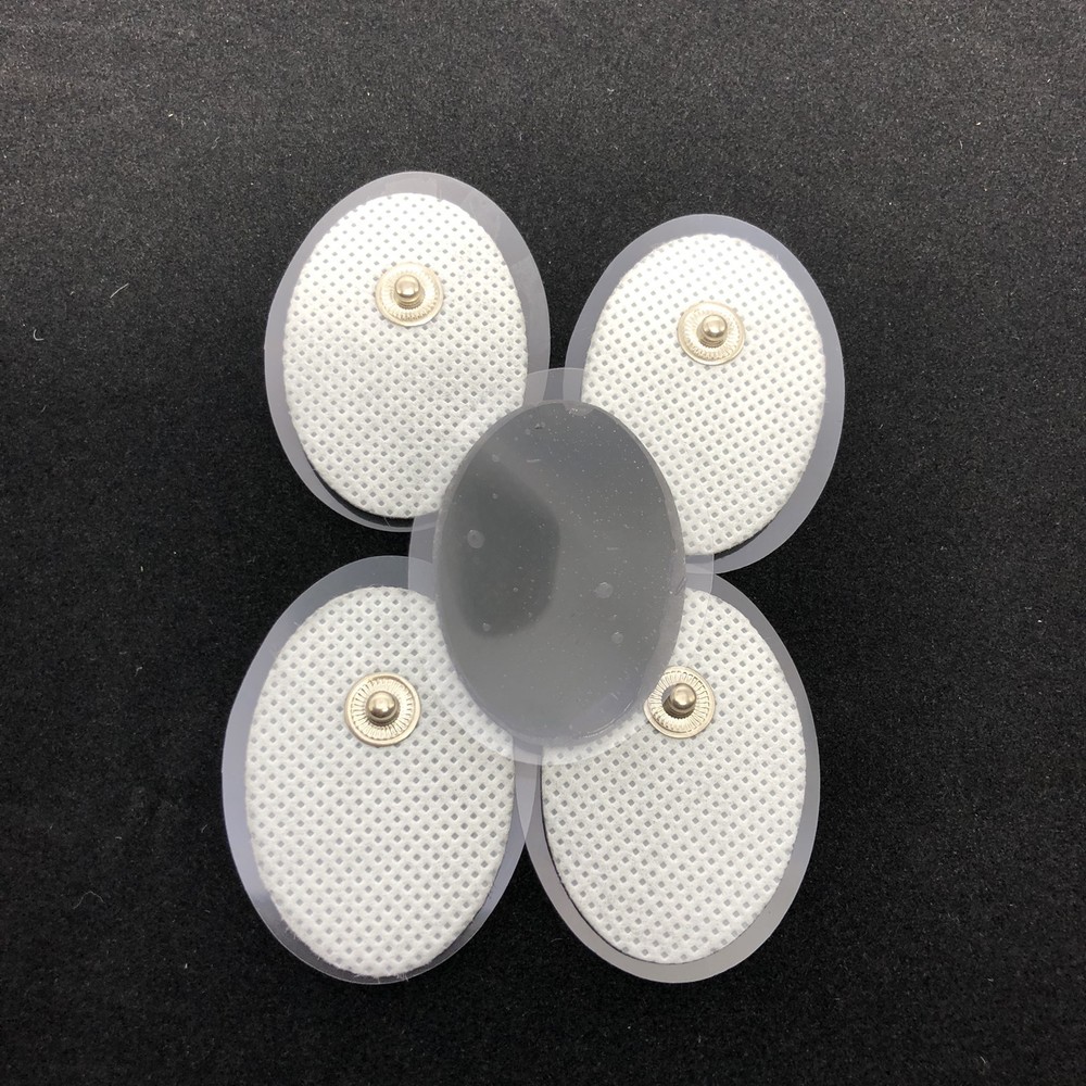 20pcs Tens Unit Small Electrode Pads Snap on Pad Replacement for Pulse Massagers