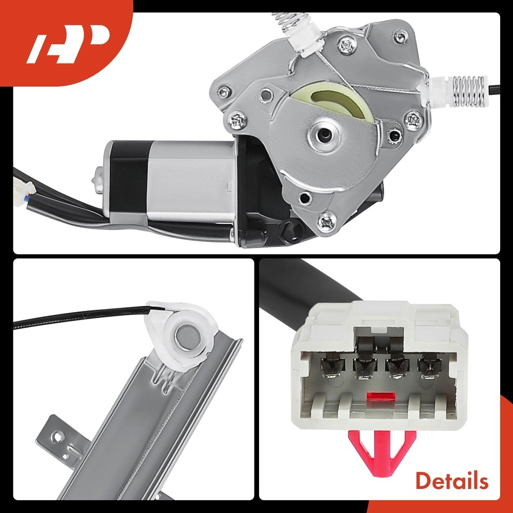 A-Premium Front Driver (Left) Side Power Window Regulator w/Motor Replacement...
