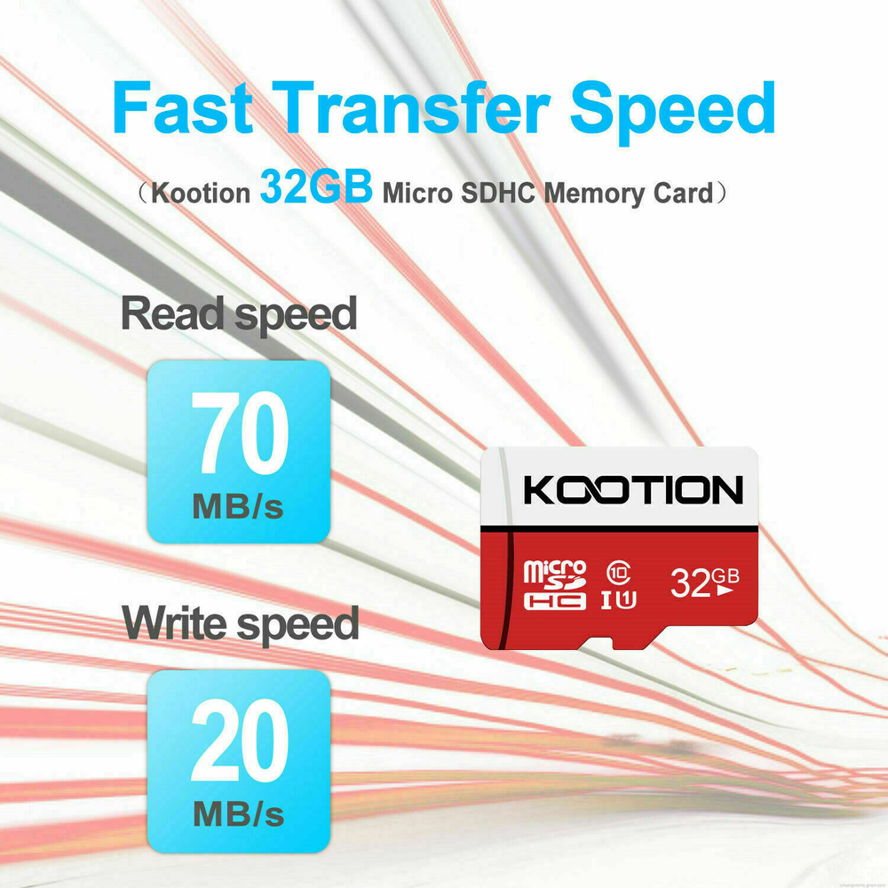 16/32GB Micro SD TF Card SDHC Class 10 U1 Flash Memory Cards For Phone Camera
