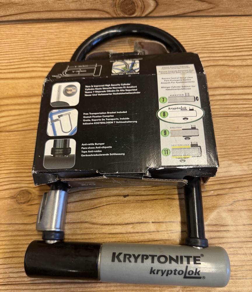 New KryptoLok Kryptonite STD U Lock Bicycle Bike 2005