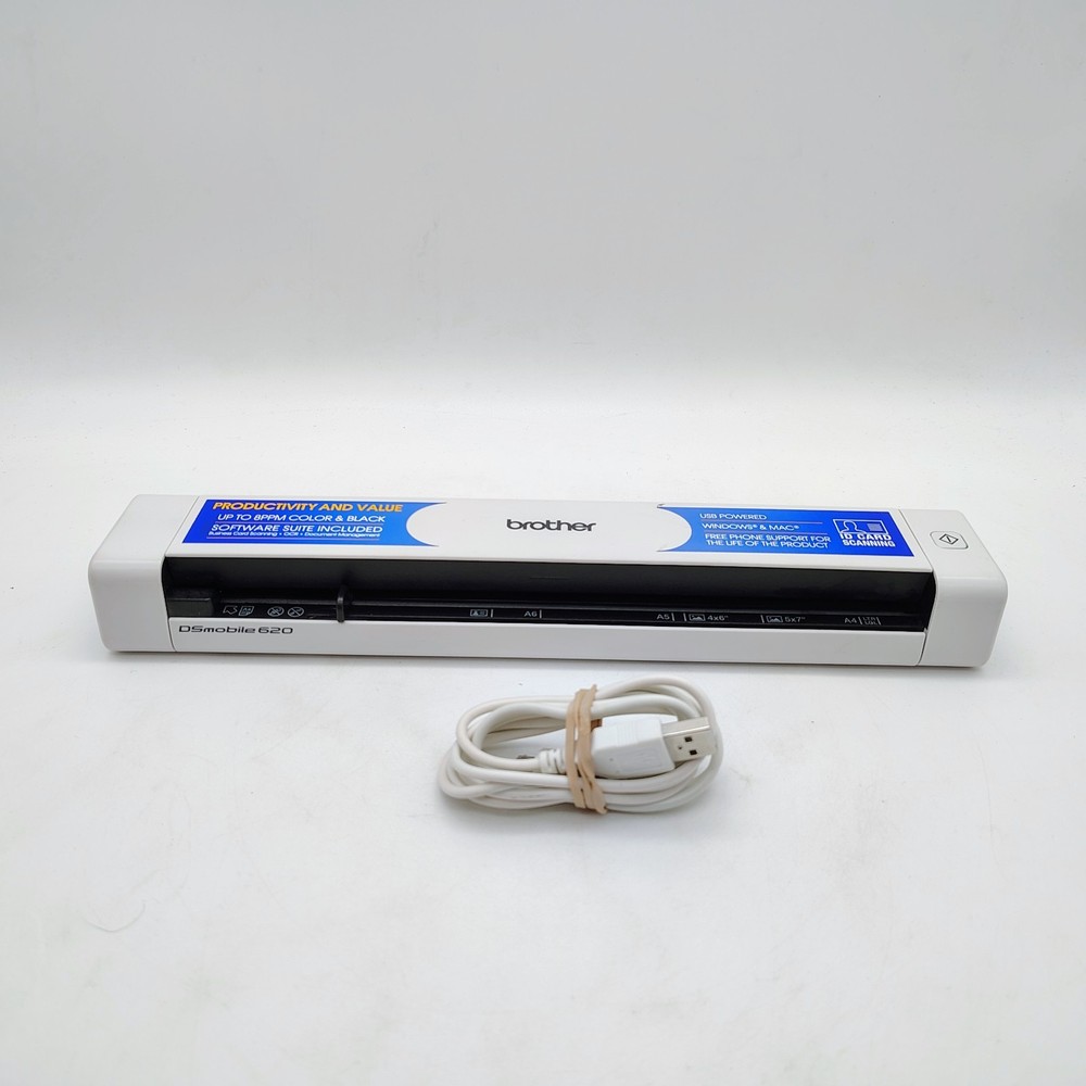 Brother DS-620 Scanner Compact Portable Mobile with USB Cable DSMobile