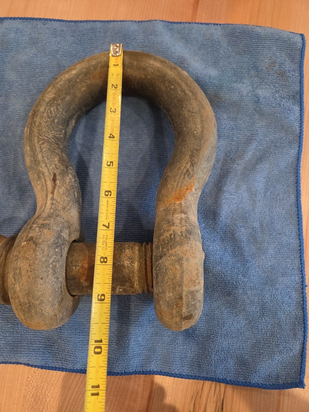 CROSBY 17 Ton Shackle Clevis Rigging Cable Lifting WLL 17T 1.5" Heavy Duty USA