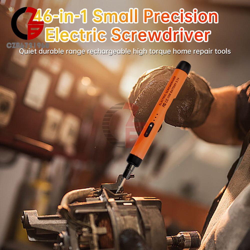 46in1 Mini Precision Electric Screwdriver Set Rechargeable Cordless Screwdriver