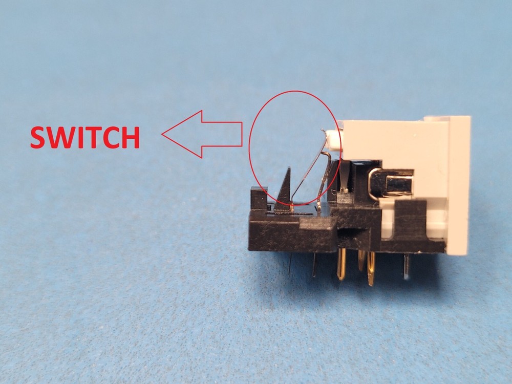 3 Pin Din Socket Female, with Switch, HOSIDEN, 7901013, PCB