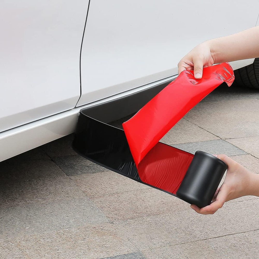 13ft*3.15in[Side]Skirts Protector,[Universal]Rubber[Anti]-[Scratch Edge Guards