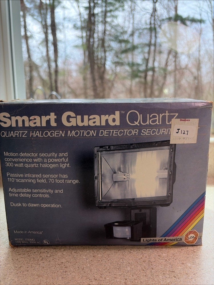 J127~ Smart Guard Quartz Halogen Motion Activated Detector Security Night Light