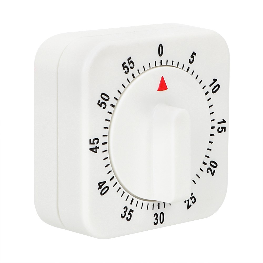 2× Long Ring Bell Alarm Loud 60-Minute Kitchen Cooking Wind Up Timer Mechanical