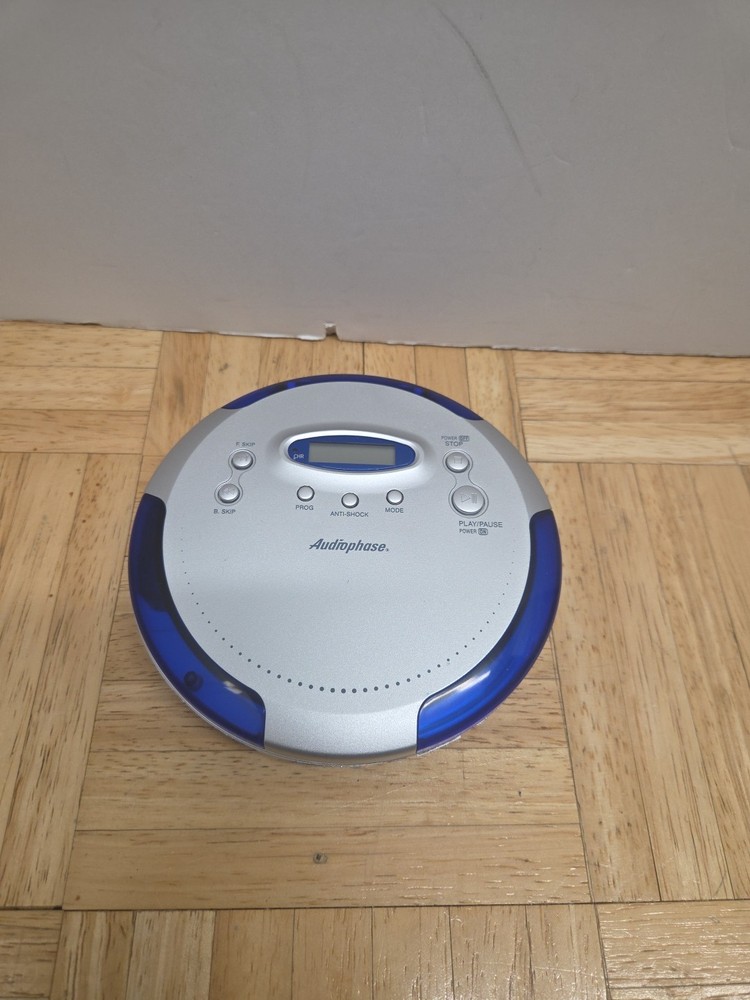 Audiophase CD315 Portable Compact Disc Player Anti-Shock /Never Skip Tech TESTED