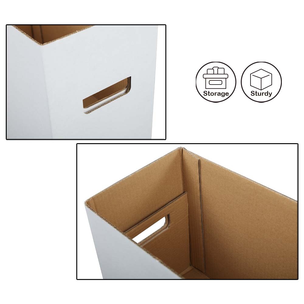 10Pcs Comic Books Storage Boxes Short Holds 150-175 Stackable Durable Archive US