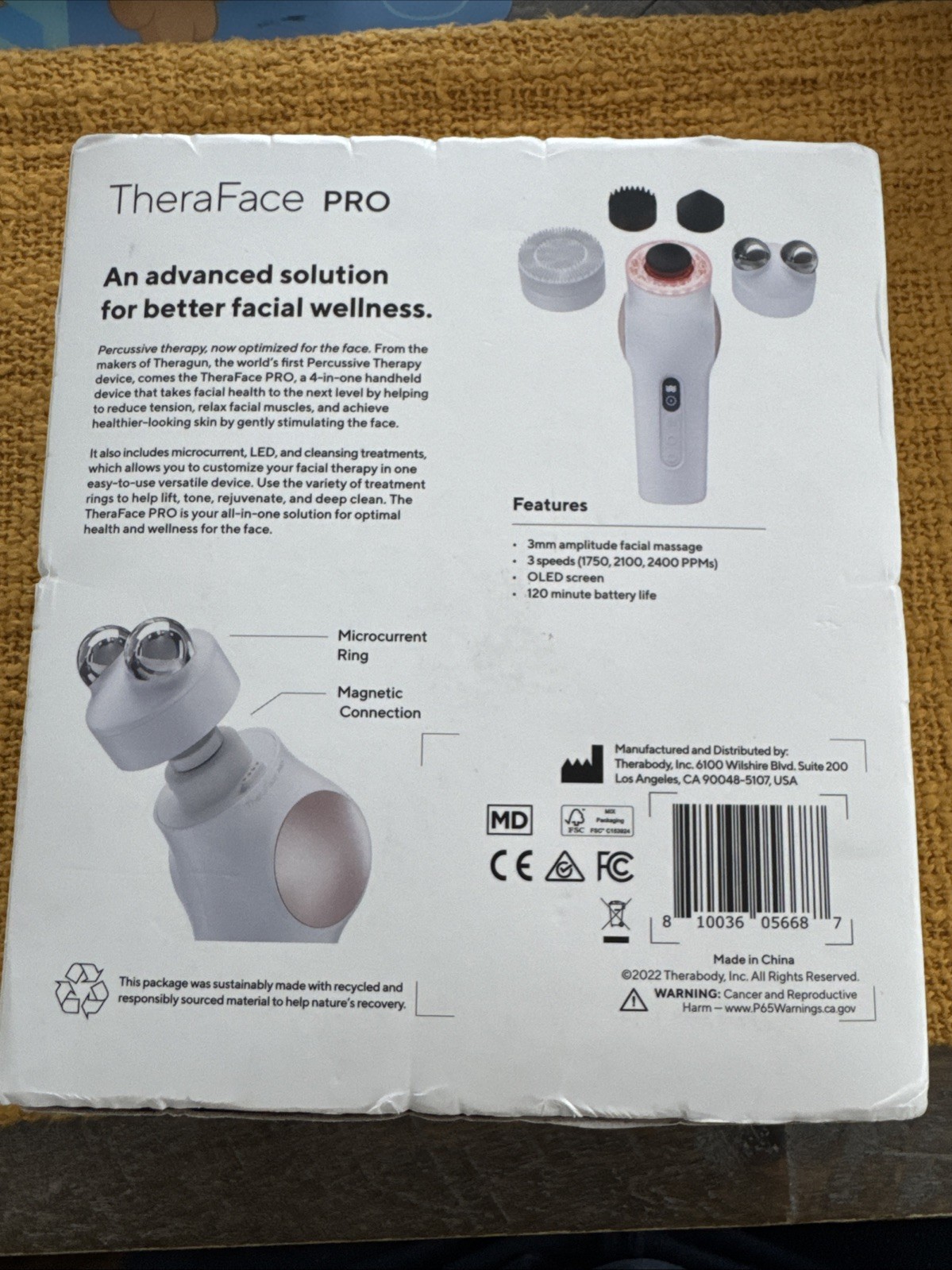 Therabody - TheraFace PRO - Multi-Use Facial Health Device - White - NEW