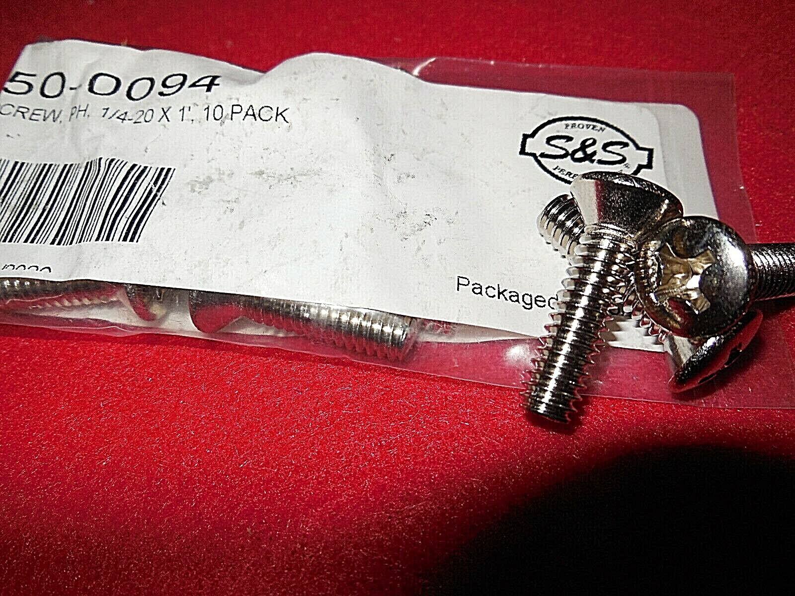 3X OEM S&S Tear Drop Air Cleaner Cover Screws SUPER E SUPER G SUPER B 50-0094