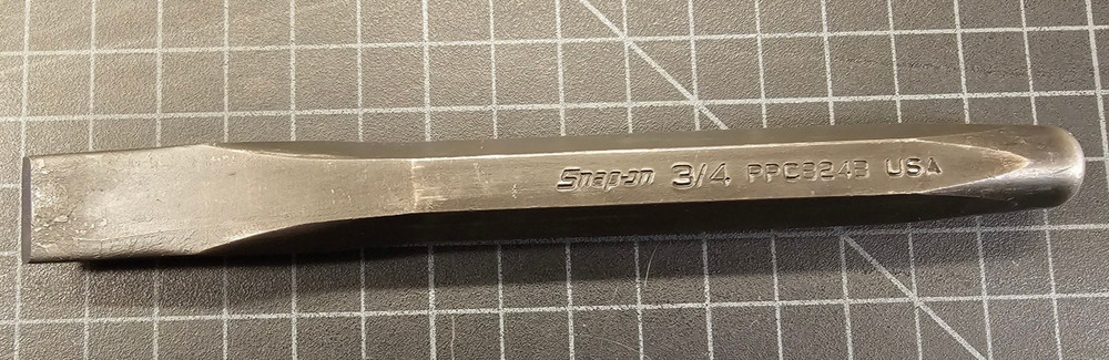 Snap On Tools PPC824B 3/4" Flat Chisel 7-1/4" Long USA NEW