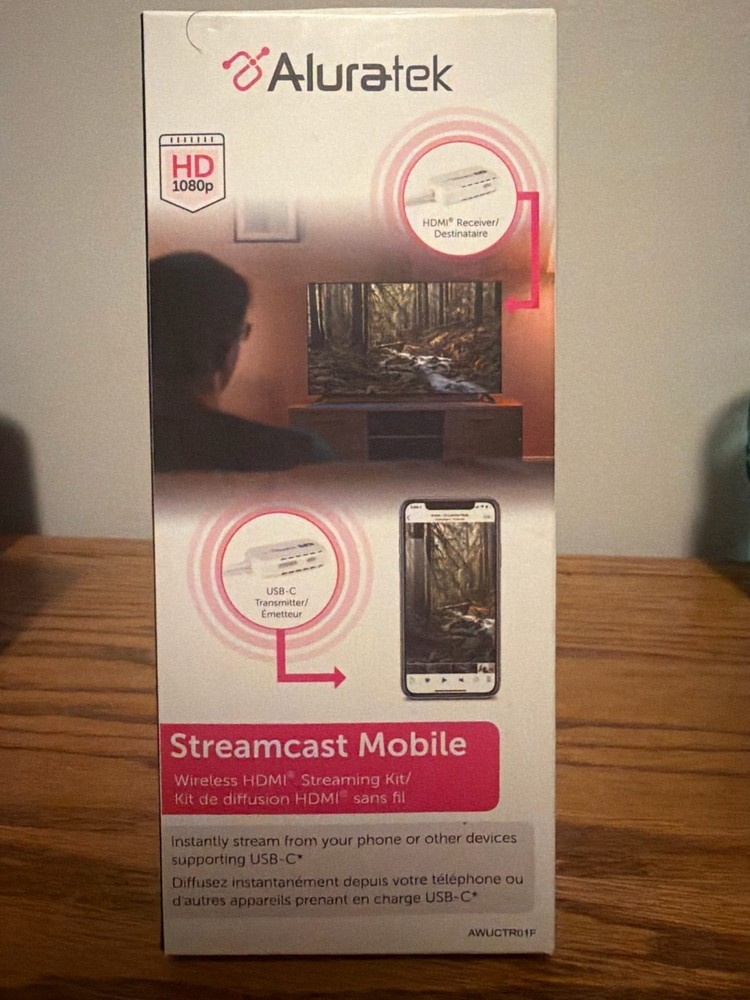 Aluratek Streamcast Mobile Wireless HDMI Streaming Kit