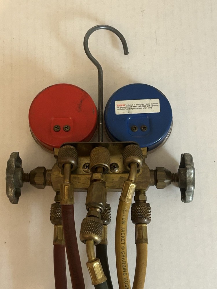 Ritchie Yellow Jacket Test And Charging Manifold UNTESTED