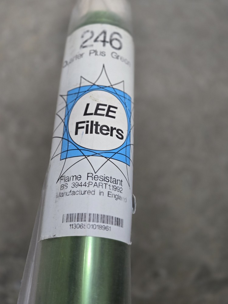 Lee Filters Gel  Roll #246 Quarter Plus GREEN