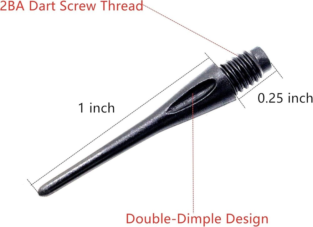 High-Quality 2BA Thread Plastic Dart Tips - 300 Soft Tips for Ultimate Comfort