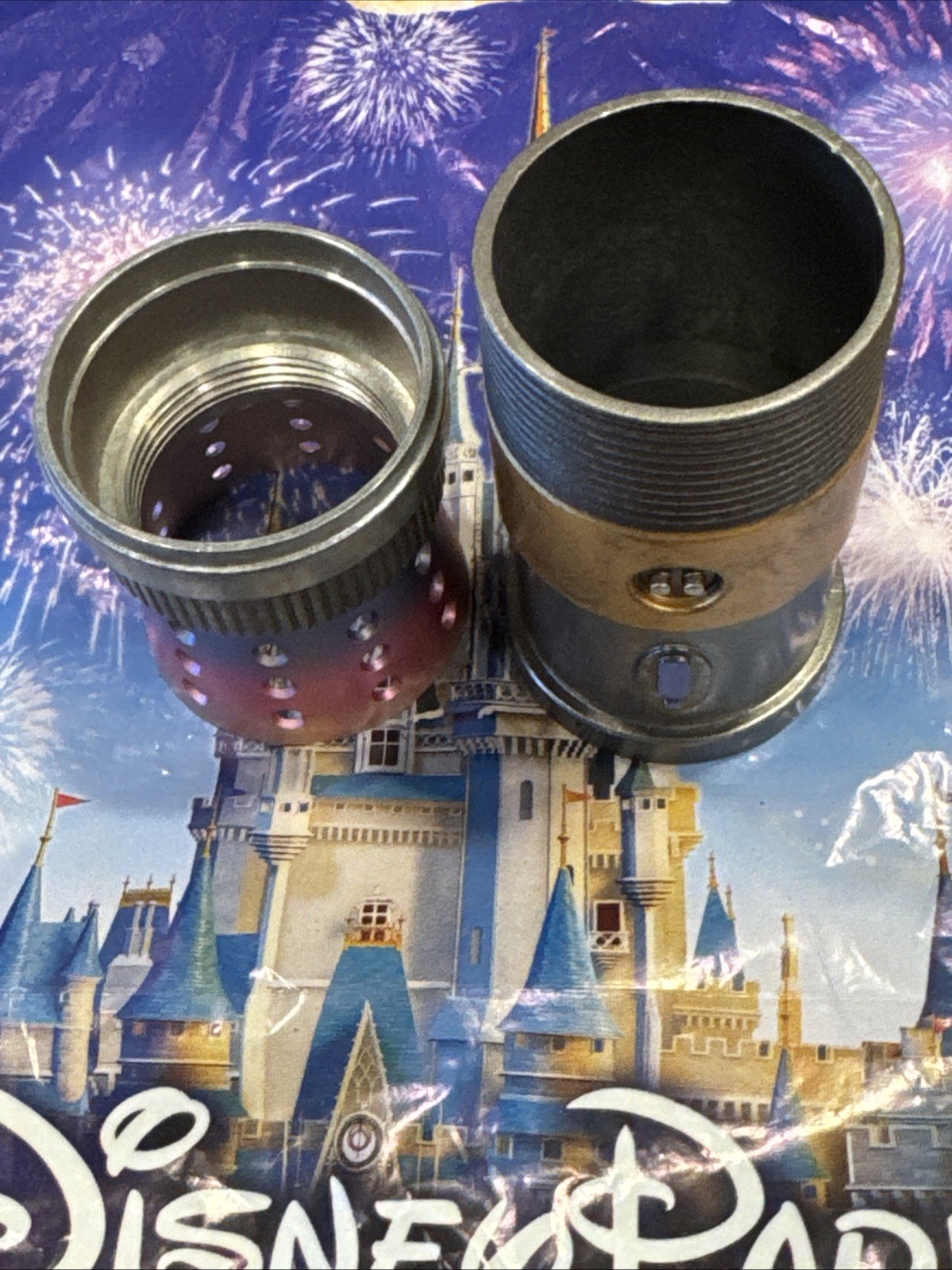 2 Piece Disney's Galaxy's Edge Lightsaber Parts Scrap Metal Savi's Workshop