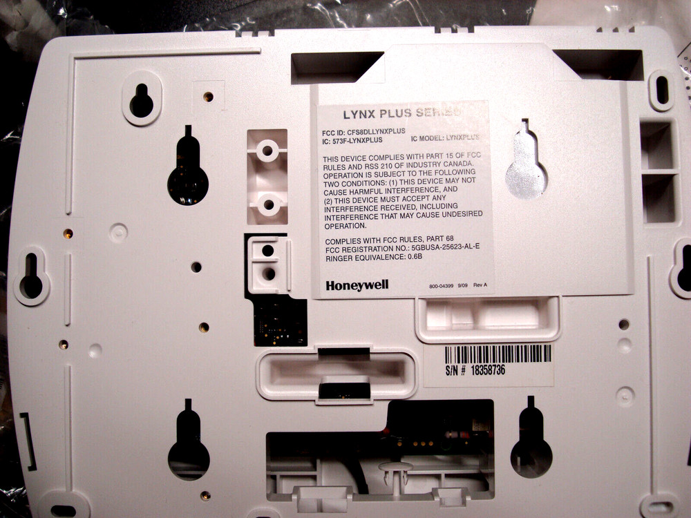 LynxSIA Plus Security System - Monitronics PLUS - MTL3000A