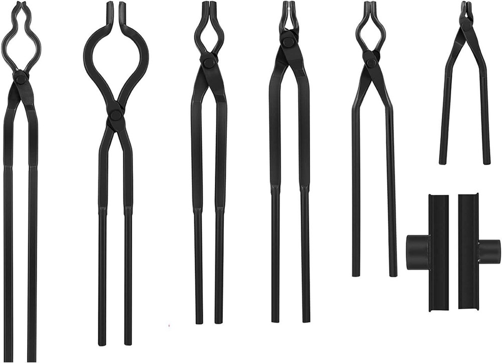 Blacksmith Tongs Set Expert Replacement Tongs/Blacksmith Starter Tool Hook Jig