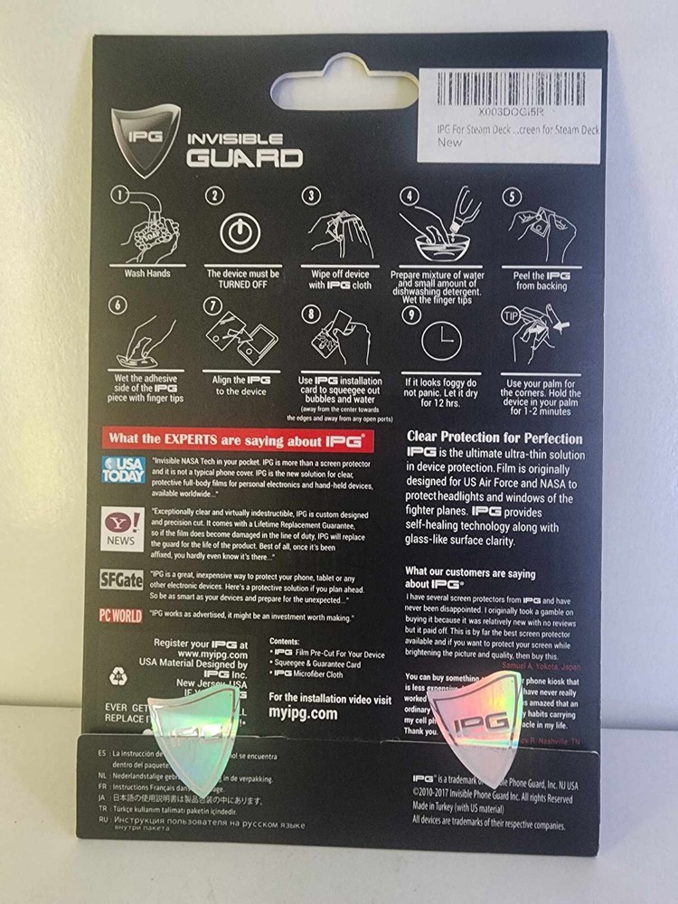 Screen Protector For Steam Deck