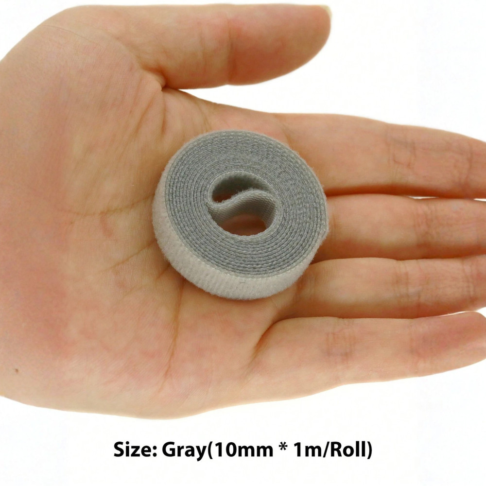 1-5m Reusable Hook and Loop Cable Tie Adjustable Cable Organizer Tape Cord Wrap