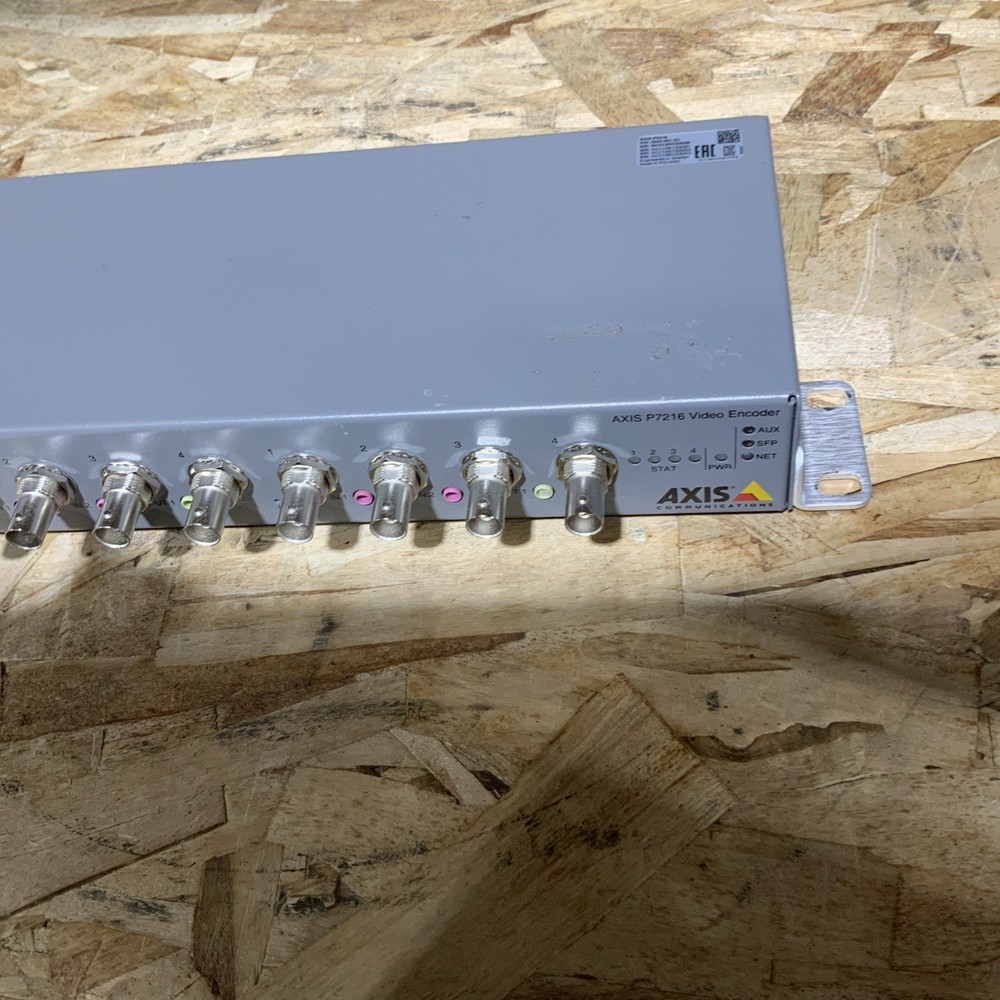 AXIS P7216 Video Encoder Sever 16 channels rack-mountable 0542-004 Two-way audio