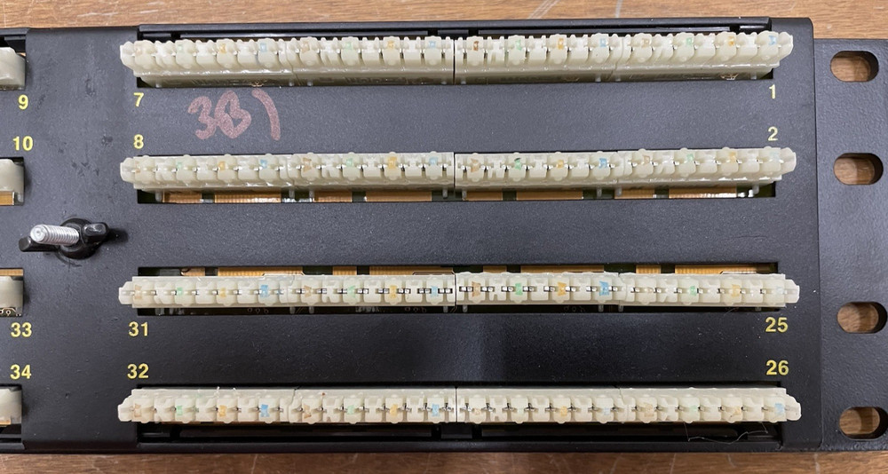 Ortronics OR-851044791 Category 5 48-Port Patch Panel Rack