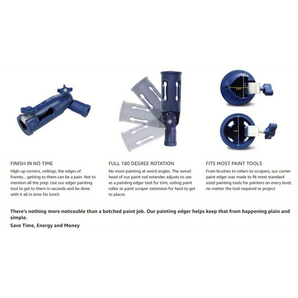 Multi Angle Paint Brush Extender Scraper Multi Functional Cutting Attachment