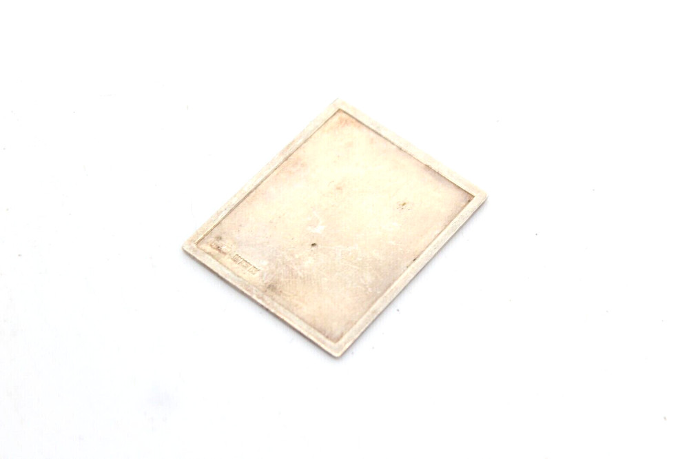 Vintage Sterling Silver Miniature Picture Plaque