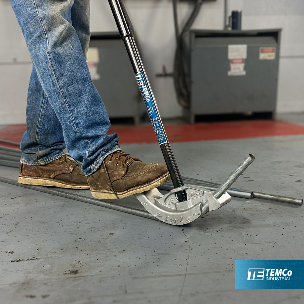 TEMCo 2 in 1 Conduit Bender - for 1/2" & 3/4" EMT