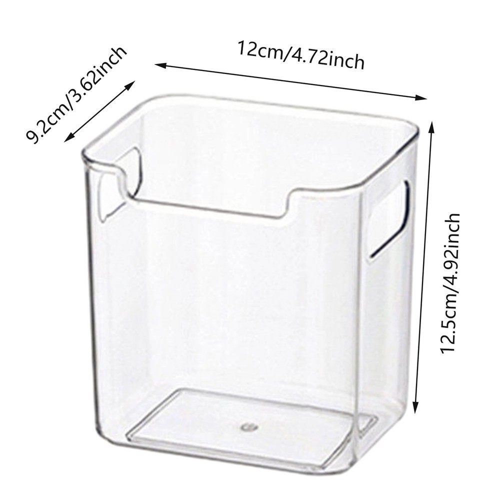 Clear Stackable Freezer & Pantry Bins - Multiple Sizes, Ideal for Leafy Greens