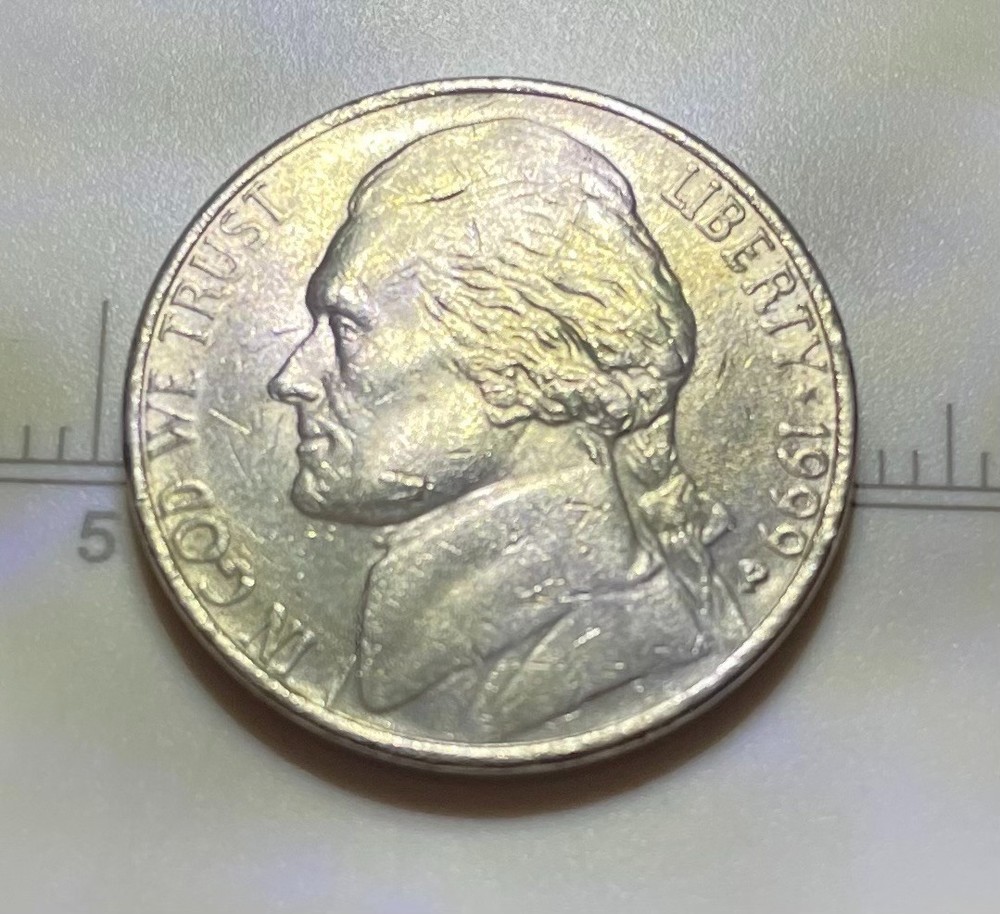 1999 P SUPER ERROR Jefferson nickel, MDO & MDR