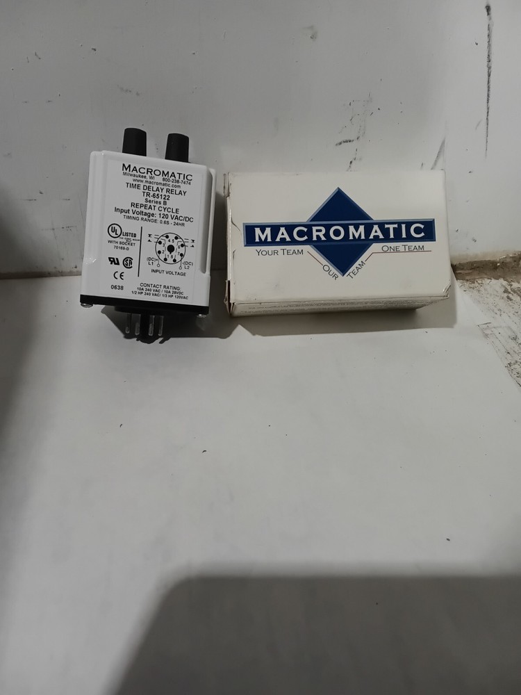 Macromatic TR-65122 Series B REPEAT CYCLE Input Voltage: 120 VAC/DC (A7A)