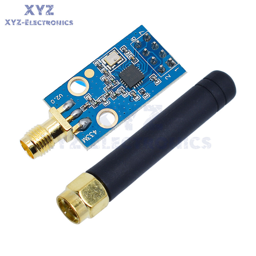 CC1101 Wireless Module With Antenna Wireless Transceiver Module SPI For 433MHz