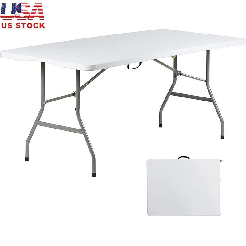 Folding Table Portable Heavy Duty Indoor Outdoor Multi-Use Event Table