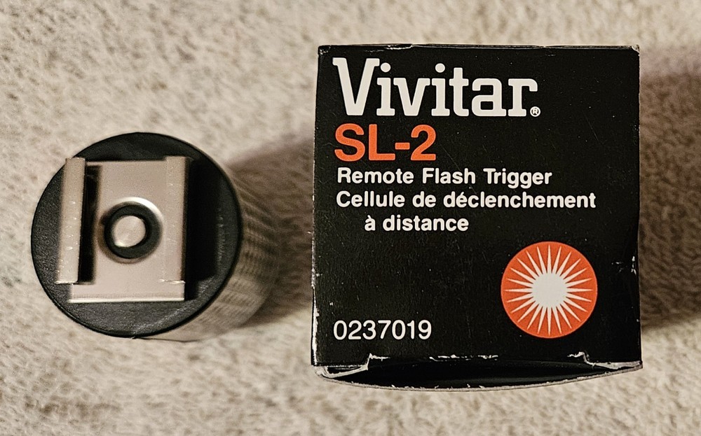 Vivitar SL-2 Remote Flash Trigger Complete with Box and Instructions NIB