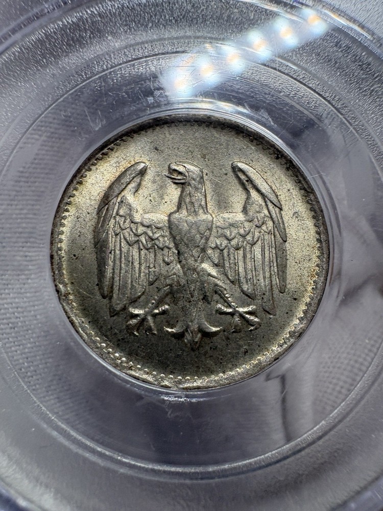 1924-D Germany 1 Mark PCGS MS64