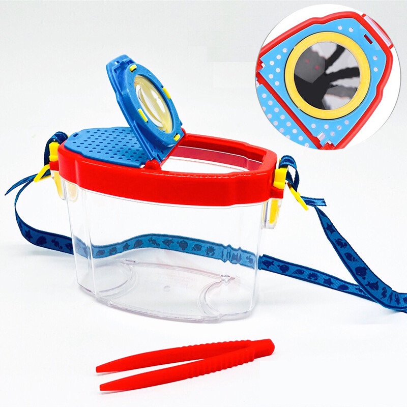 Insect Observation Viewer Transparent Bug Collection Case Children Exploration