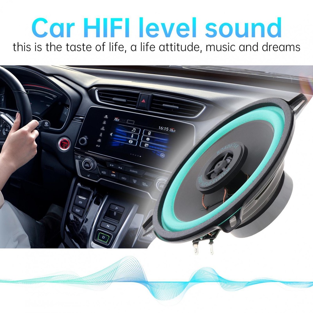 5” 2-Way Speaker (1 pack) 100W Max, Replacement Coaxial, High-Efficiency Speaker
