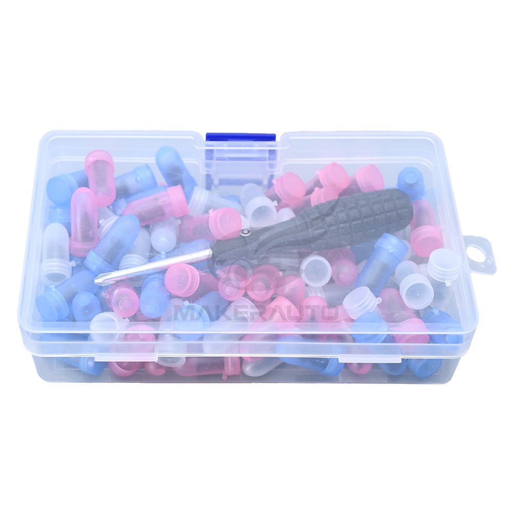 85x Car Tubeless Vacuum Tyre Puncture Repair Kit Screw Nails Tire Patch Plug New