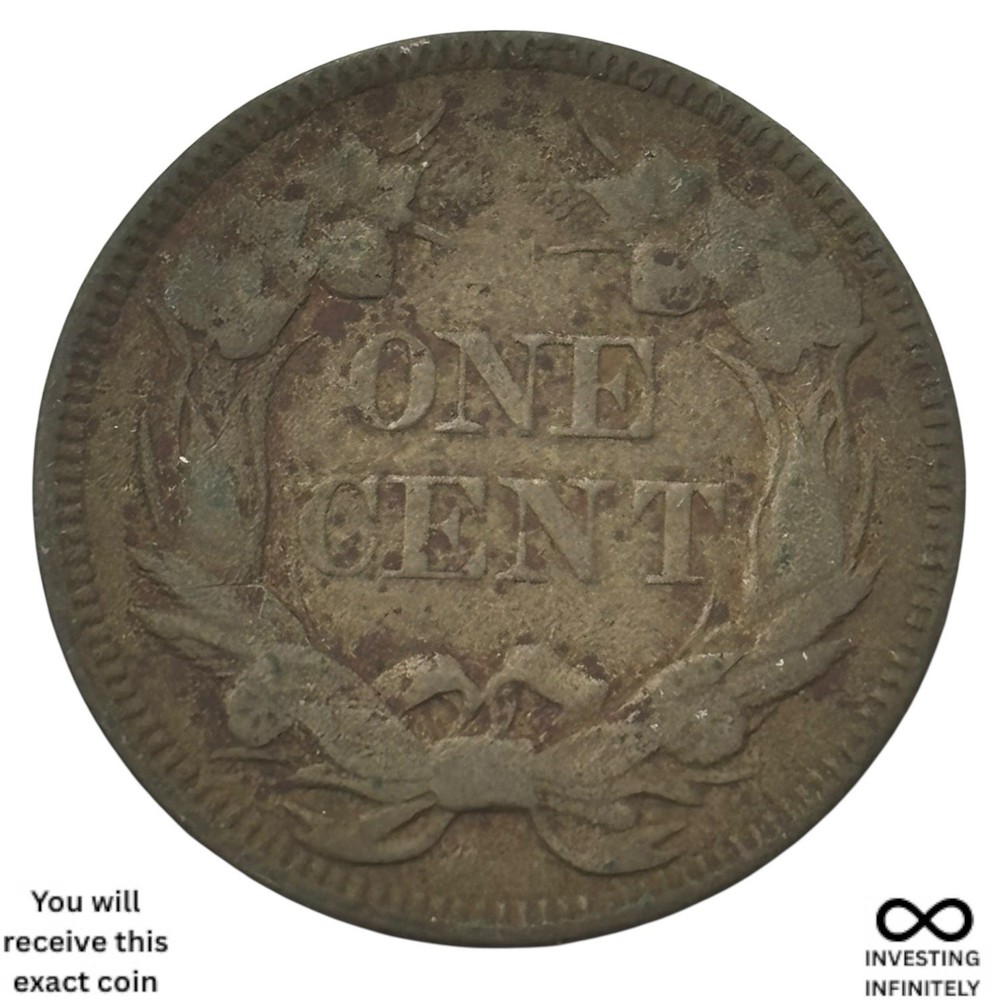 1858 Small Letters Flying Eagle Cent X-836