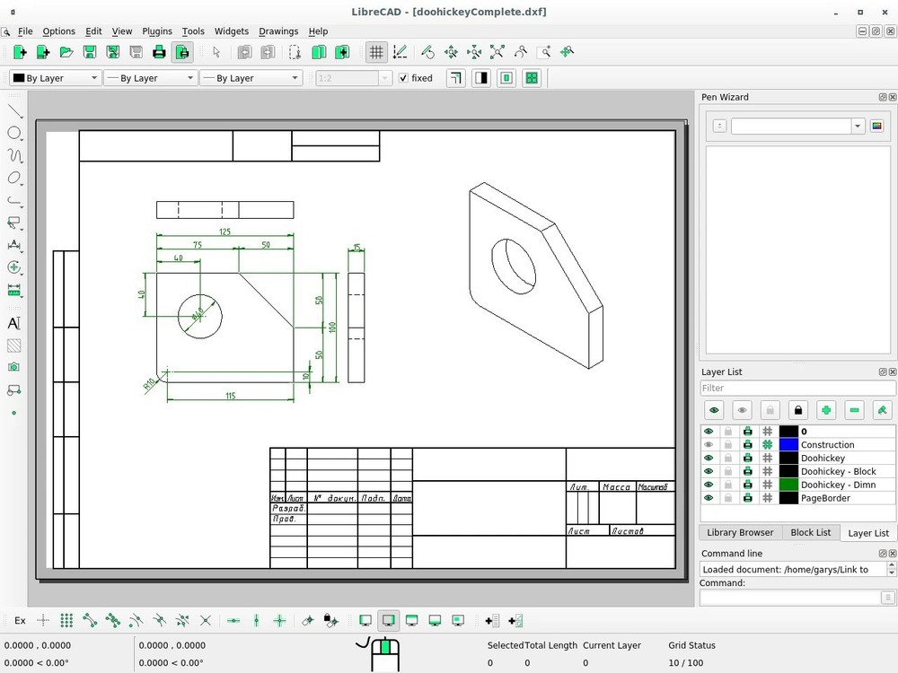 Libre Cad 2D - Computer Aided Design CAD Software Package for Windows on CD