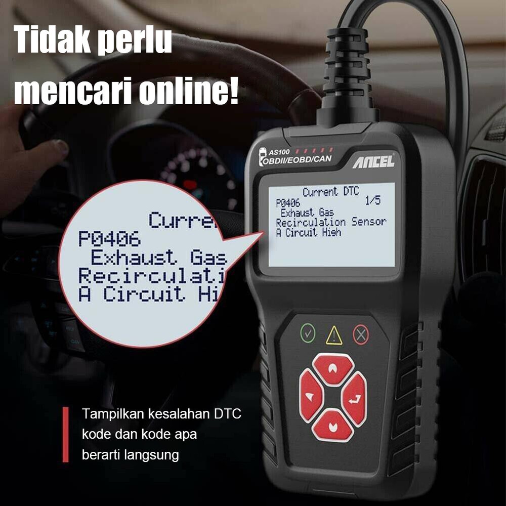 Car Diagnostic Tool Code Reader Automotive Engine Light Reset Tool Freeze Frame