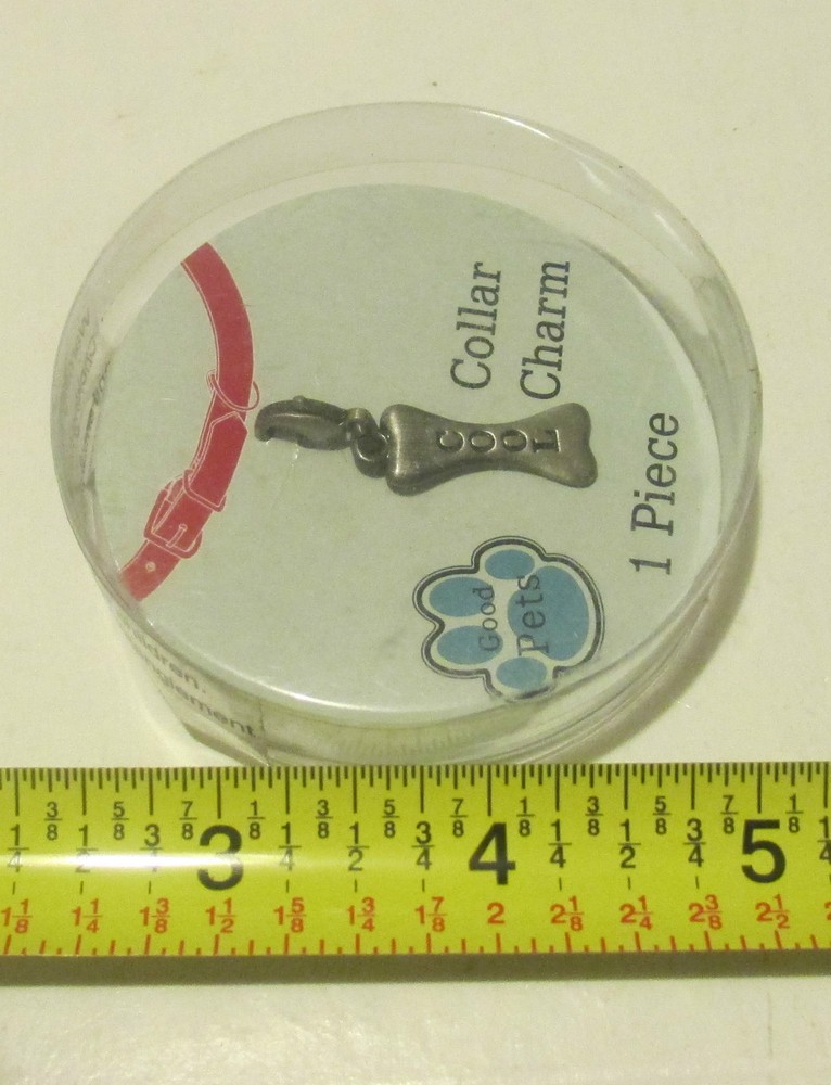 Metal Dog Collar Charm "COOL"